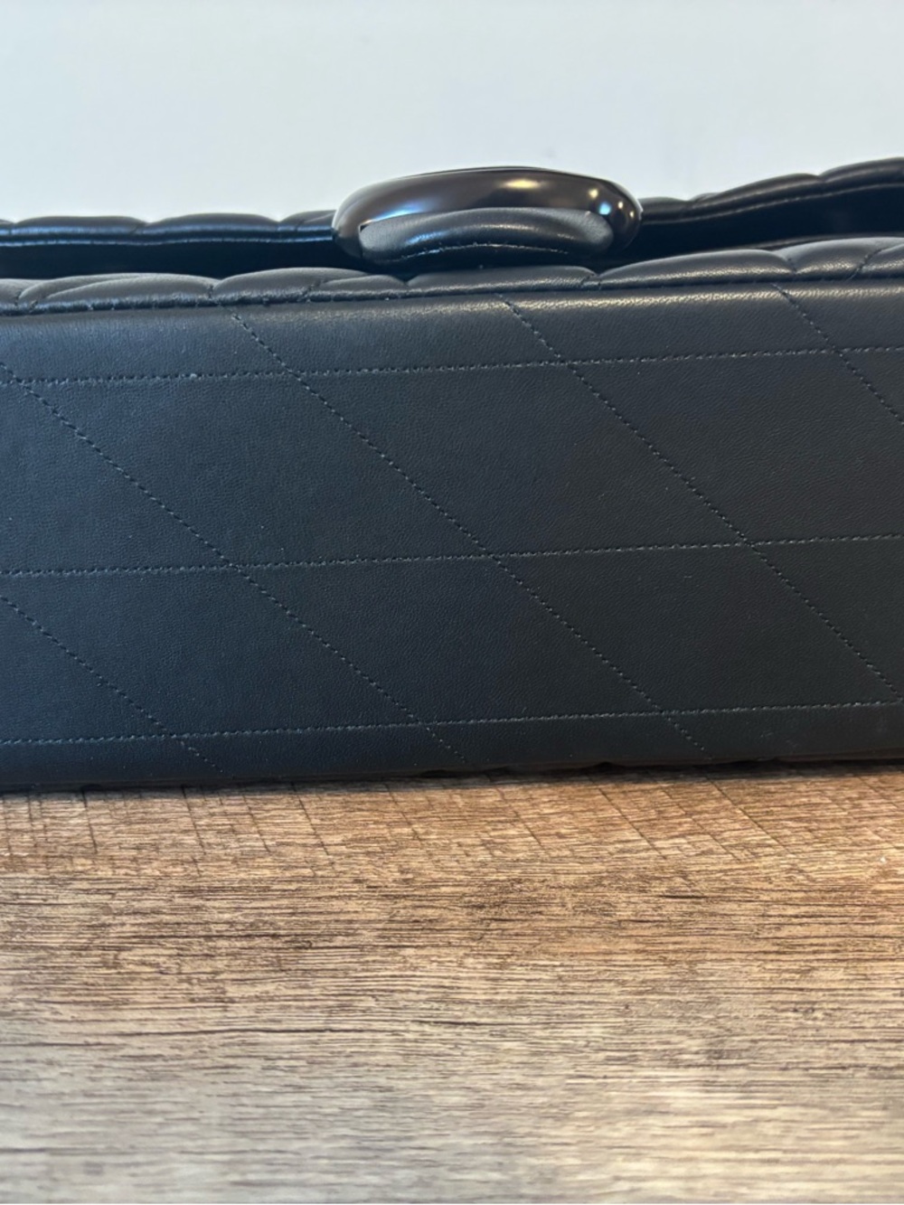 Coach Quilted Tabby 33 Black with Pewter hardware - Picture 10 of 11